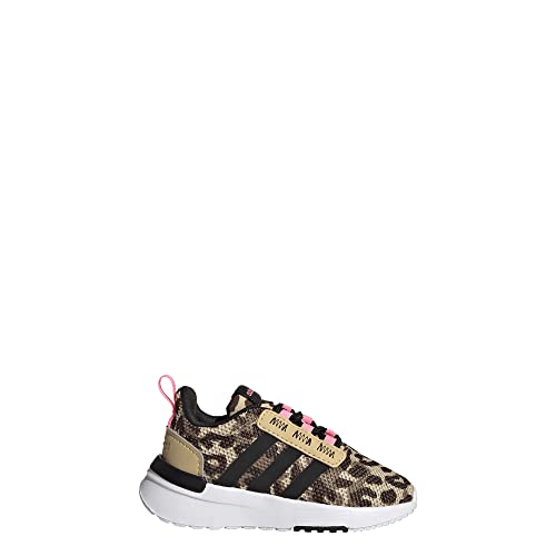 Image of adidas Toddler Girls Racer Tr21 Leopard Print Slip On Sneakers Shoes Casual - Pink