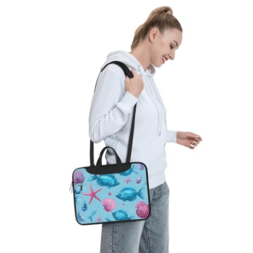 Bolso para portátil 14 pulgadas impermeable con asa y correa miniatura 3