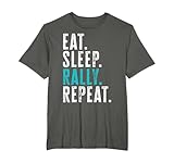 Eat Sleep Rally Repeat Lustiges Rallye-Fahrgeschenk Rallye-Auto T-Shirt