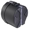 SKB 8 x 10 Tom Case with Padded Interior, D-Shaped Drum Design, and Molded in Feet for Upright Positioning and Stability, Black