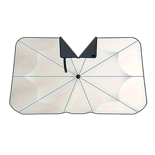 Ventana delantera sombra solar coche - cubierta de parabrisas de coche, protección UV pantalla escudo | Daño solar plegable para conducir camión de viaje Vehículo marino Commute Interior Road Trip