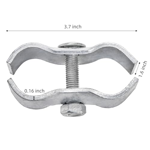 Installing dog kennel clamps