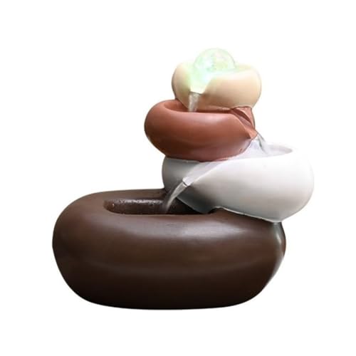 Desktop Fountain Minimalism Tabletop Fountain Indoor Waterfall Meditation Like Layers
