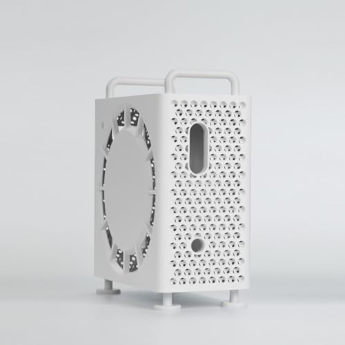 �V���[�V�p�P�[�X For Mac Mini M4/M4 Pro 2024 �p�V���[�V ABS �c�^�R���s���[�^�[�P�[�X �ی�h�o�u���P�b�g ���[�X�^���h ���M �����X�^���h DIY PC �p�[�c �C�菝�h�~ �ȃX�y�[�X �n���h�w���h ���@�\ �g�тɕ֗� F