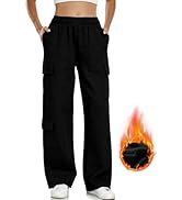 Inno 28" 31" 34" 36" Womens Cargo Sweatpants Y2K Casual Baggy Wide Leg Pants Cotton Jogger Fashio...