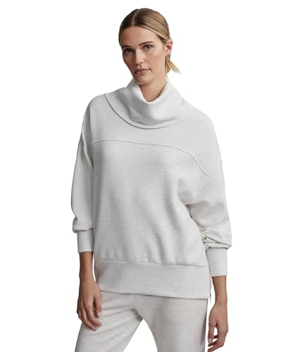 Image of Varley Priya Longline Sweat Ivory Marl XS
