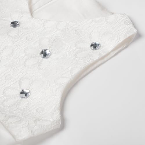 JerrisApparel Flower Girl Party Dress Birthday Tutu Princess Ruffle Dress Pageant Ball Gown4