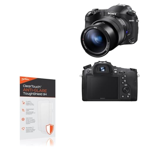 BoxWave Screen Protector Compatible with Sony RX10 IV - ClearTouch Anti-Glare ToughShield 9H (2-Pack), Anti-Glare 9H Tough Flexible Film Screen Protector