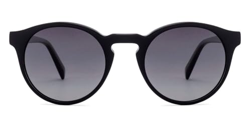 Image of John Jacobs | Polarized & UV Protection Sunglasses For Men & Women | Full Rim Round Small (Size-50) JJ S12432-C1