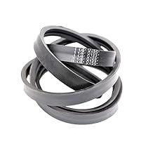 LTACOOL Lawn Mower Deck Belt with 2 Bands 1 1/8" x 123" Compatible with Kubota K5647-34710 K5647-34711 K5647-34712 ZD326 and ZD331 with 60" Deck