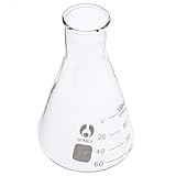 erlenmeyer 250 ml Capacidad: 100 ml. Erlenmeyer - Termo de cristal de boca estrecha graduada 29/40 juntas de suelo, cristal de laboratorio, 100 ml