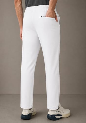 Image of SaintX Men's 4-Way Stretchable Athleisure Pants | Sweat Wicking Fabric | Slim Fit | Active - Sports Wear | Travel, Lounge & Casual Wear | Stylish Back Zipper Pocket | Available in Plus Size (ST06)