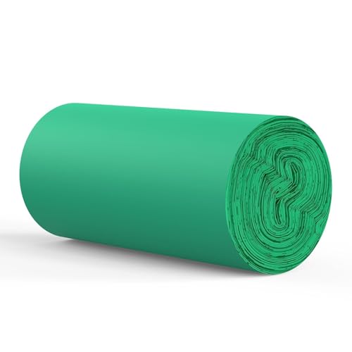 VOXON 100% Biodegradable Food Waste Bags, 6L x 30 Counts Compostable Bin Liners with Extra Thick 24μm, EN13432 Certified Eco-Friendly Food Waste Bin Bags, 1 Rolls (30 Bags Total)