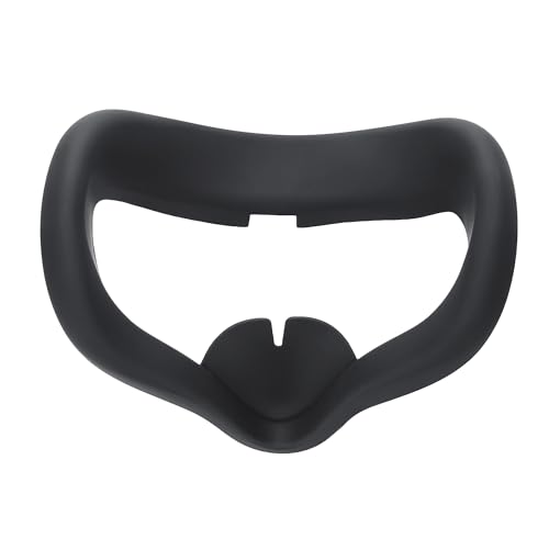 kwmobile Coque oculaire casque VR compatible avec Meta Quest 2 Face Mask Face Mask coque - Protection oculaire pour casque réalité virtuelle en silicone -...
