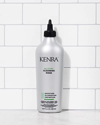 Kenra Allcurl Cleansing Rinse | Non-Drying Cleansing Rinse | Eliminates Product Build-Up | Maintains Moisture | Enhances Manageability | Color Safe | Wavy, Curly, Coily Hair | 10 Fl. Oz #TOP3