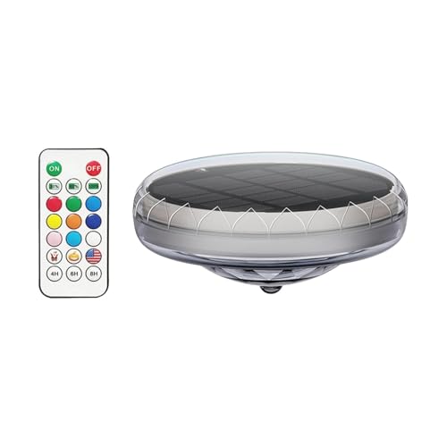 Lampe solaire flottante piscine finie l'obscurité avec l'éclairage étanche