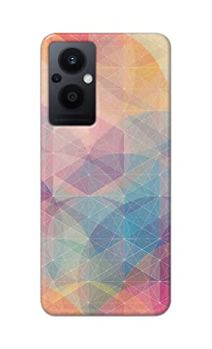 Image of Printed Hard Back Cover Case for Oppo F21 Pro 5G | Oppo F21s Pro 5G | Oppo Reno 7Z 5G Back Cover (Crumpled Paper Design) -1803