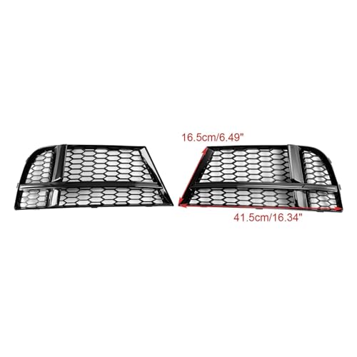 Grilles calandre avant pour A3 8V protection antibrouillard robuste