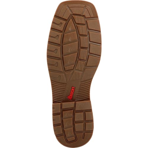 Rocky Mens Worksmart 11 Inch Waterproof Composite Toe Work/Duty - Brown, Red2