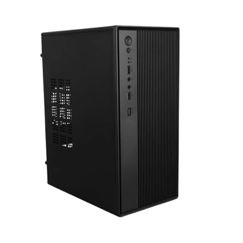 Image of TECNICO Desktop Computer, Core i5-3470 3.20GHz, 16GB RAM, 128GB SSD + 500GB HDD, Windows & Software, Black