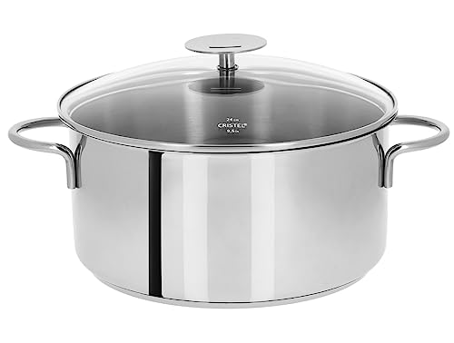 CRISTEL - F24M - Faitout INOX 24cm - sans Couvercle - Collection Mutine
