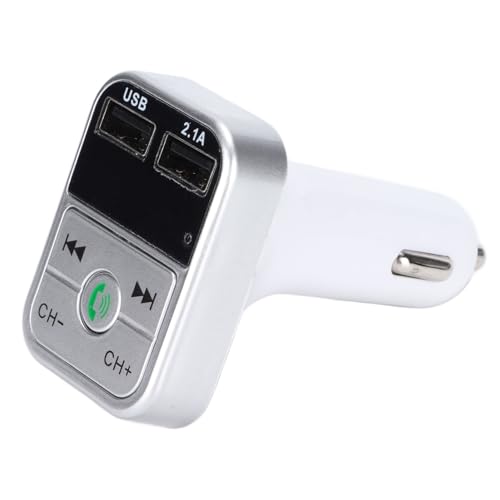Generic Transmisor FM con Conexión Estable y Sonido Claro MP3 para Automóvil para, Puertos USB Duales, Llamada Manos Libres, Transmisión de Música Clara, para, Tabletas
