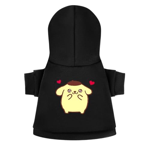 ポムポムプリン 犬服 犬の服 ペット服 ペットウェア 犬猫洋服 秋冬 ドッグウェア フード付き パーカー おしゃれ かわいい 柔らか 一体型 お出掛け用 お散歩 脱毛保護 スポーツ服 快適 仮装 通気 人気 部屋着 犬用 猫 小型犬 中型犬用 XS-L