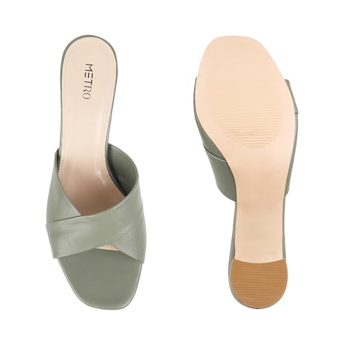 Image of Metro Women Synthetic Mules (41-3834)