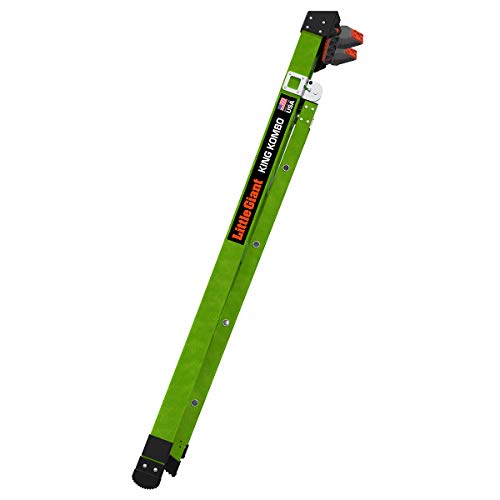 Little Giant Ladders, King Kombo, Professional, 6 Ft. A Frame, 10 Ft. Extension, Single Hinge, Fiberglass, Type 1AA, 375 lbs Weight Rating, (13906-001)