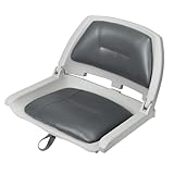 ERGOSEAT Folding Boat Seat Padded Folding Boat Chair with Backrest Marine BassJon Boat Seat
