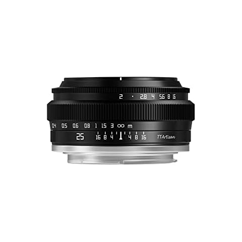 Lente de cámara manual TTArtisan F2.0 APS-C de 25mm Cover