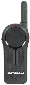 Ön view of the Motorola DLR1060 radio, showing the channel selector knob and speaker.