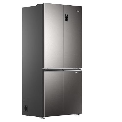 Image of Haier 520 L, 4-Door Side by Side Refrigerator with Convertible Fridge Space & Inverter Technology (HRB-600IS-1, Steel Inox)