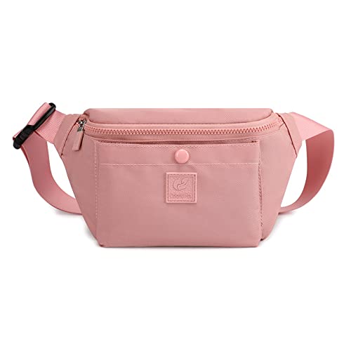 Fanny Bag Nylon Chest Bag Shoulder Bag Messenger Bag Wallet Outdoor Sports Cycling Bag for Men&Women