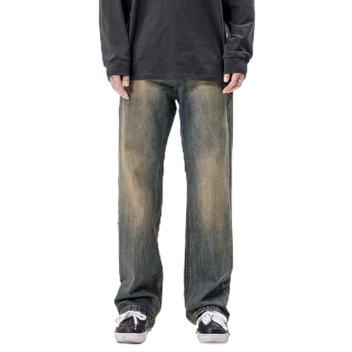 Jeans Pants Trousers Denim Spring and Autumn High Street Dirty Men's Micro Horn - Main Image