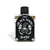 CIRCE Black Magic Spell Oil - for Setting Bold Intentions & Centering Your Energy - Add to Bath, Use in Rituals, Wear as Fragrance to Align w/Desires- Coconut Oil, Black Pepper & Rue Herb - 1/2oz