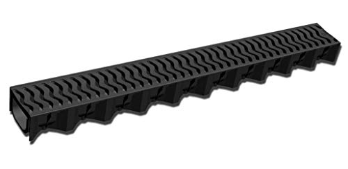 PolyDrain Channel Heelguard 1m Lengths Storm Channel PolyDrain Domestic Heelguard Channel Drainage