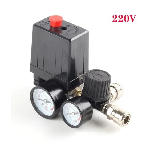 Interrupteur de contrôle pression pompe avec manomètre 120 psi - 3