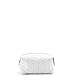 Goyard, Pre-Loved Boeing Trousse de Toilette Pouch Coated Canvas 25, White