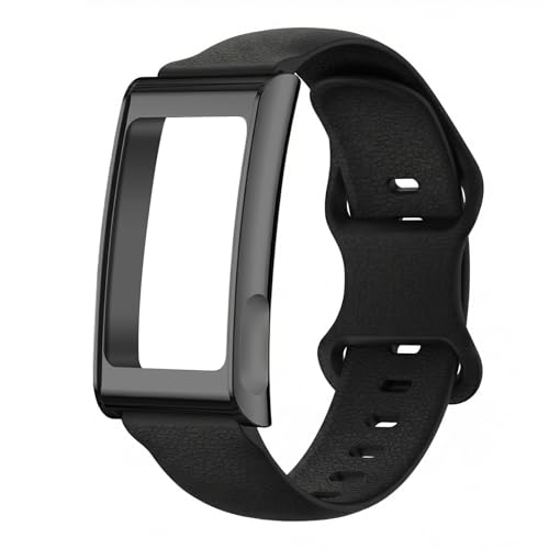 SimpleThings Armband für Amazfit Helio Strap 22 mm Silikon-Sportarmband mit Metallrahmen weiches atmungsaktives Ersatzband kompatibel mit Amazfit Helio Core