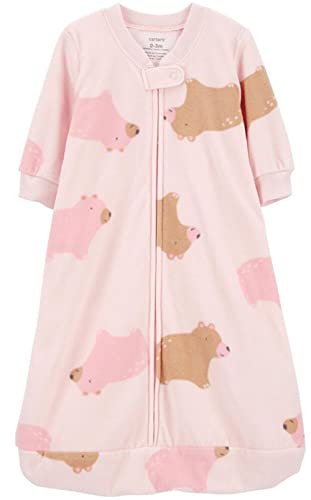 Carter's Unisex Baby Sleep Bag (Pink Bears, 0-3 Months)