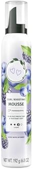 ℍ𝕖𝕣𝕓𝕒𝕝 𝔼𝕤𝕤𝕖𝕟𝕔𝕖𝕤 Curl Enhancing and Volumizing Mousse for Long-Lasting All-Day Hold, Frizz Control, and Defined, Bouncy Curls, 6.8 fl oz (Pack of 01)
