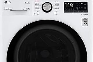 LG WM3555HWA 24 Inch Smart All In One Washer/Dryer with 2.3 cu. ft. Capacity, Wi-Fi Enabled, 14 Wash Cycles, 1400 RPM, Ventless, NeveRust Stainless Steel Drum, Quiet Operation, TrueBalance