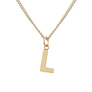 Ketting met Letters Goud 18 Karaat – Waterproof I Gouden Ketting voor Dames met A-Z Hanger I Beginletterketting