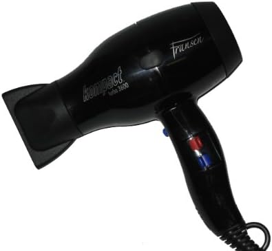Fransen 3600 Compact Turbo Dryer Black + Diffuser