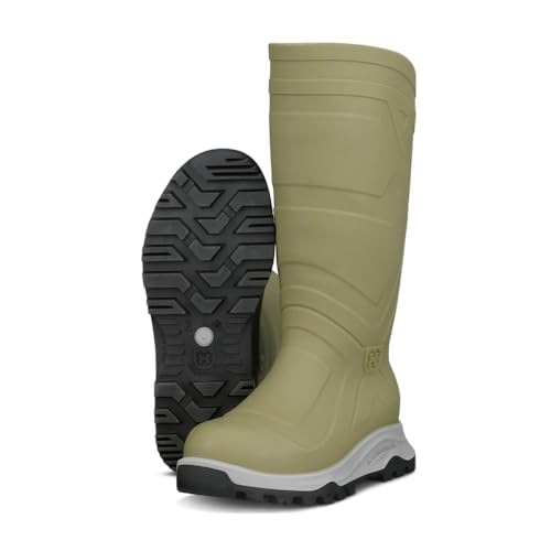 Heartland Leader Outdoor Waterproof Boots for Men and Women - Work, Hiking, and Fishing Boots with Cushioned Footbed and Midsole, Traction Outsole