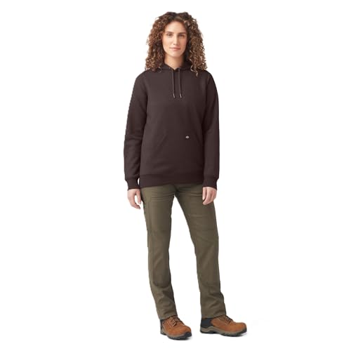 Sweat à capuche hydrofuge Dickies marron protégeant les femmes actives