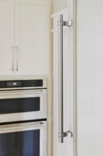 Image of Amerock Davenport 18 inch (457mm) Center-to-Center Satin Nickel Appliance Pull, BP36699G10