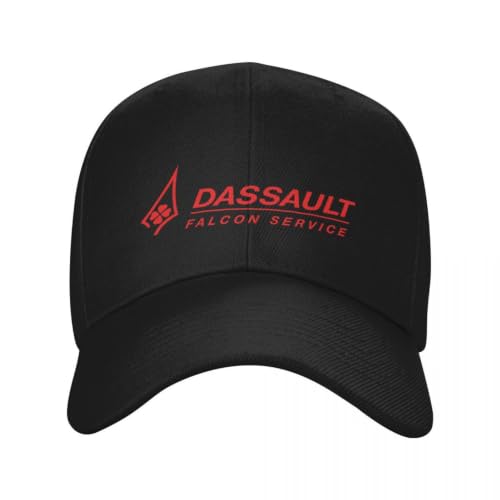 Casquette Dassault Aviation baseball pour homme en polyester réglable