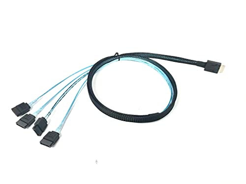Cable Micro SATA Oculink SFF-8611 Host a 4 SATA